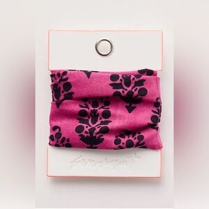 NWT Free People Movement Buti Logo Rumble Hair Tje In Sugar Plum